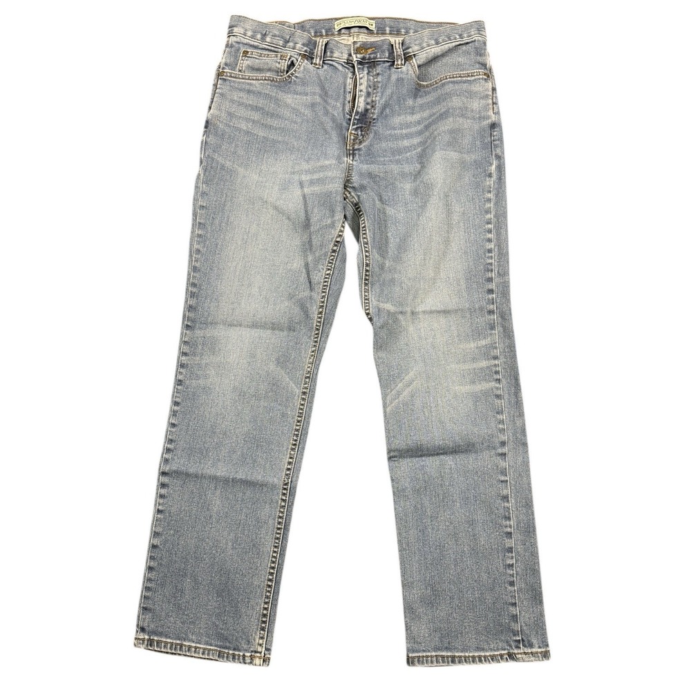 Jos A Bank 1905 Jeans 34x29 Tailored Fit Blue Medium Wash Denim Pants Men's